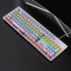Retro Punk Mechanical Keyboard 104 Keys USB Wired RGB Backlit