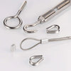 Pvc-Coated Steel Wire Rope Clothesline Kit with Hardware