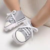 Classic Canvas First Walker Shoes for Babies with Star Print
