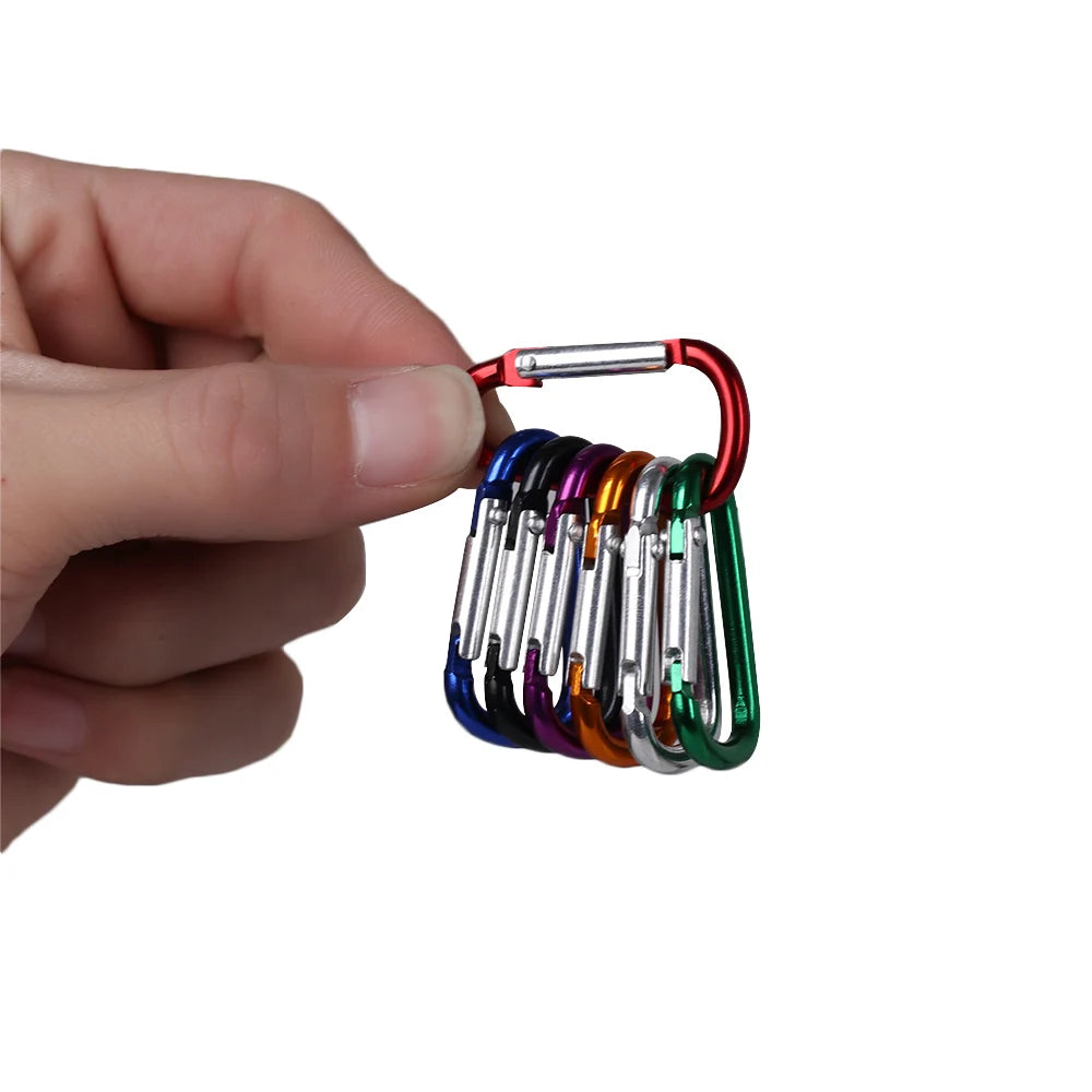 Aluminum Alloy Carabiner Clip for Keys, Gear, and Outdoor Gear