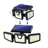 Solar-Powered LED Wall Light with Motion Sensor