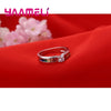 Sterling Silver Cubic Zirconia Engagement Ring