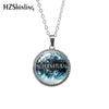 Destiel-Inspired Glass Cabochon Pendant Necklace