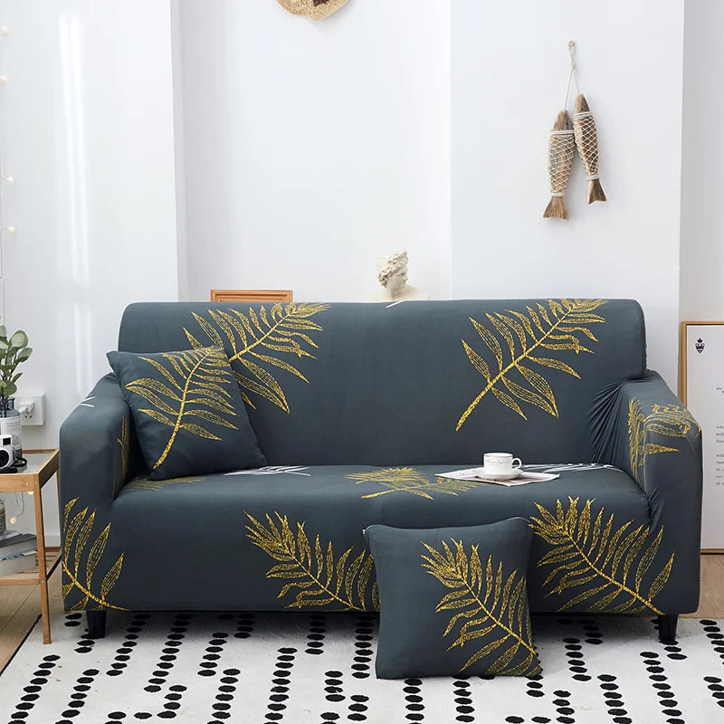 Stretch Sofa Cover with Anti-Slip Grip for Living Room