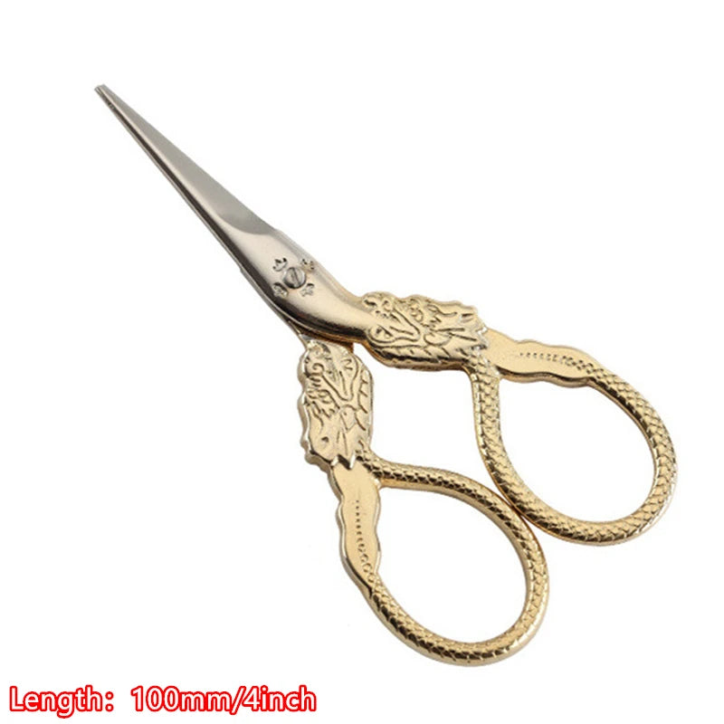Vintage Floral Embroidery Scissors
