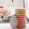 Double-Sided Dish Scrub Sponges for Kitchen Cleaning