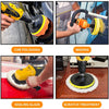 Car Polishing Pad Kit with Drill Adapters