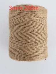 Natural Jute Twine Roll for Crafts, Decor & DIY Projects