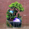 Resin Rockery Tabletop Water Fountain with Feng Shui Wheel
