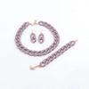 Colorful Acrylic Chain Necklace Set for Women