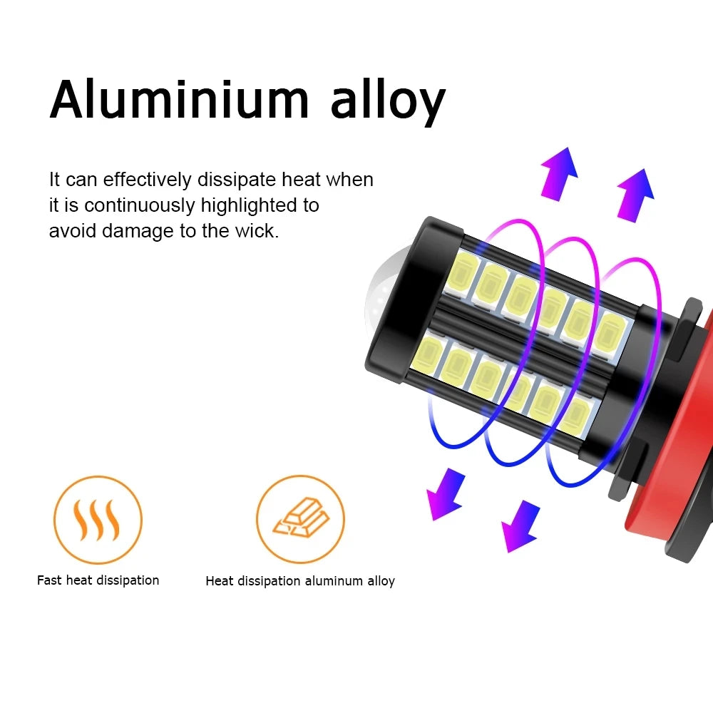 Bright 360° LED Fog Light Bulbs (Pair)