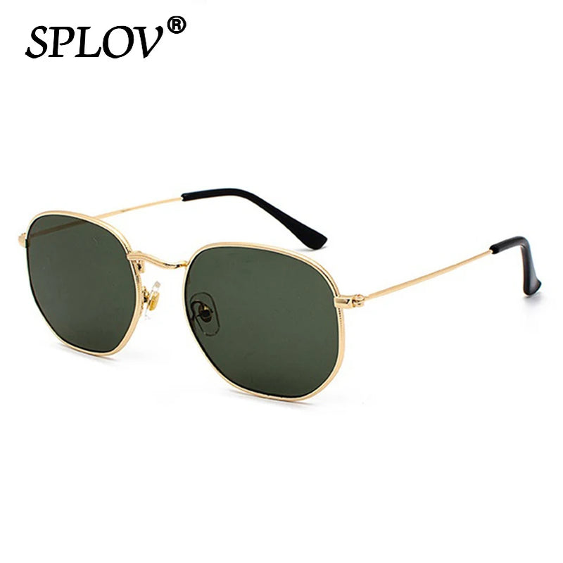 Hexagon Metal Frame Sunglasses