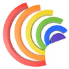 Wooden Rainbow Stacking Blocks