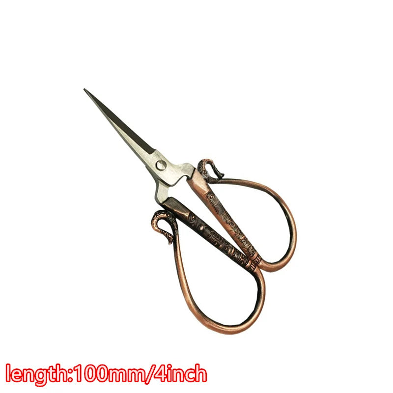 Vintage Floral Embroidery Scissors