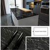 Black Self-Adhesive Waterproof Wallpaper for Kitchen & Furniture Renovation