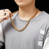 PVD Gold Byzantine Chain Necklace