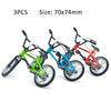Three 1/10 scale RC crawler decoration set featuring shovels, a fire extinguisher, and an oil drum in various colors.