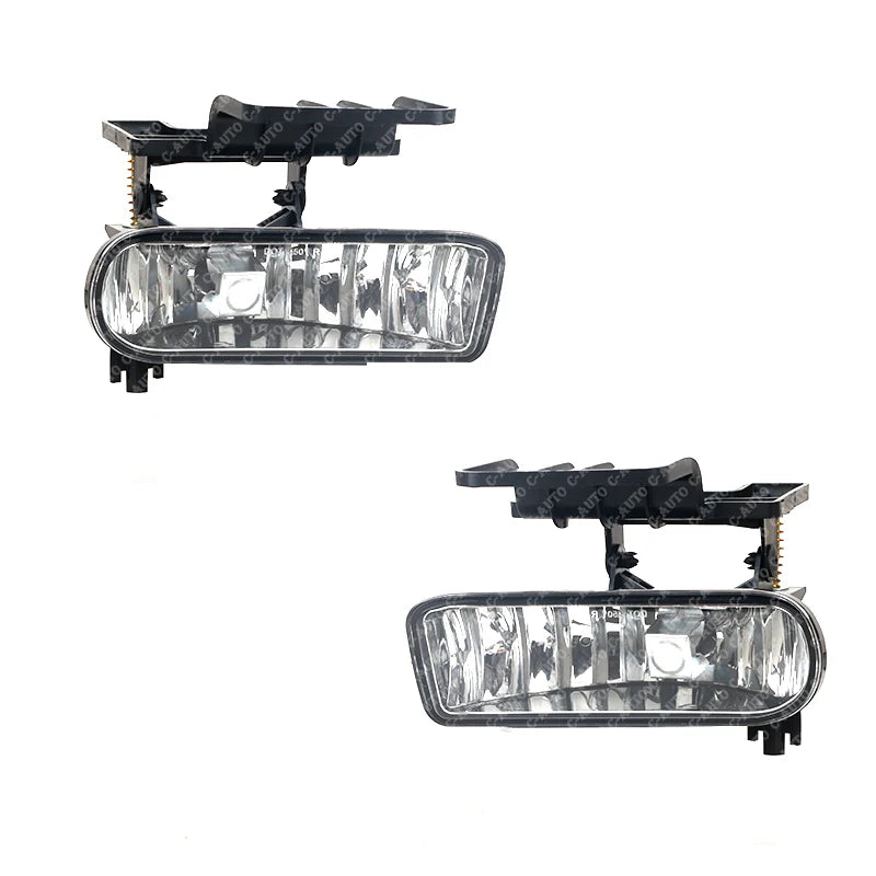 Conjunto de luz de niebla de plástico transparente con soporte para camionetas y SUVs Chevrolet.