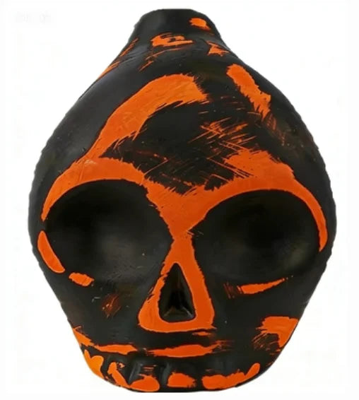 Aztec Death Whistle - Ceramic Folk Art Instrument