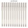 Gelstift-Set in Weiß, Gold & Silber für dunkles Papier