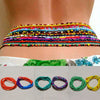 Colorful Elastic Belly Bead Chain Set for Women