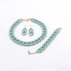 Colorful Acrylic Chain Necklace Set for Women