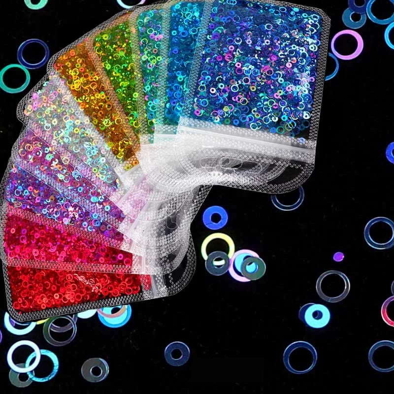 Mirror Bubble Sequins for Resin Art and DIY Crafts