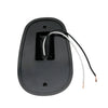 Black LED cab roof marker light switch with white wiring and connector leads