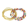 Colorful Beaded Elastic Waist Chain for Women