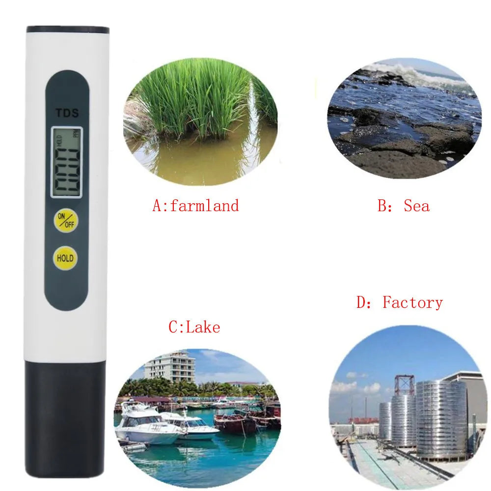 Digital TDS Water Quality Tester – 0-9990 ppm