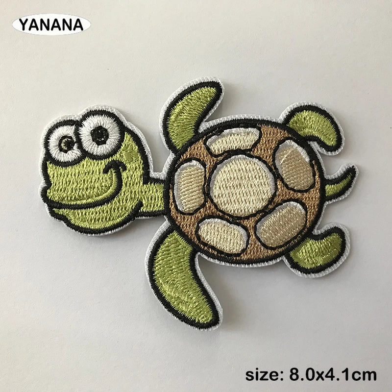 Embroidered Animal Patches for DIY Customization