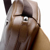 Vintage Leather Crossbody Bag for Men – Compact Messenger Shoulder Bag