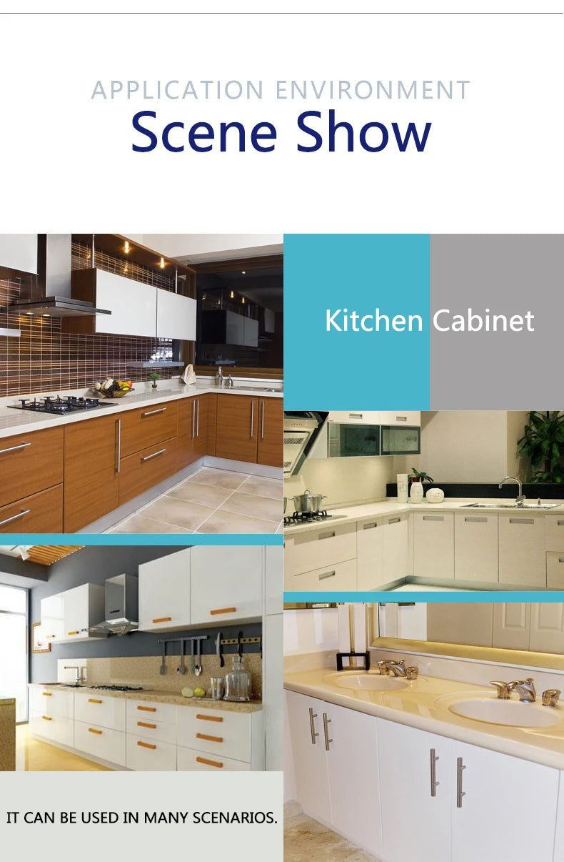 Brushed Stainless Steel Cabinet T-Bar Handle