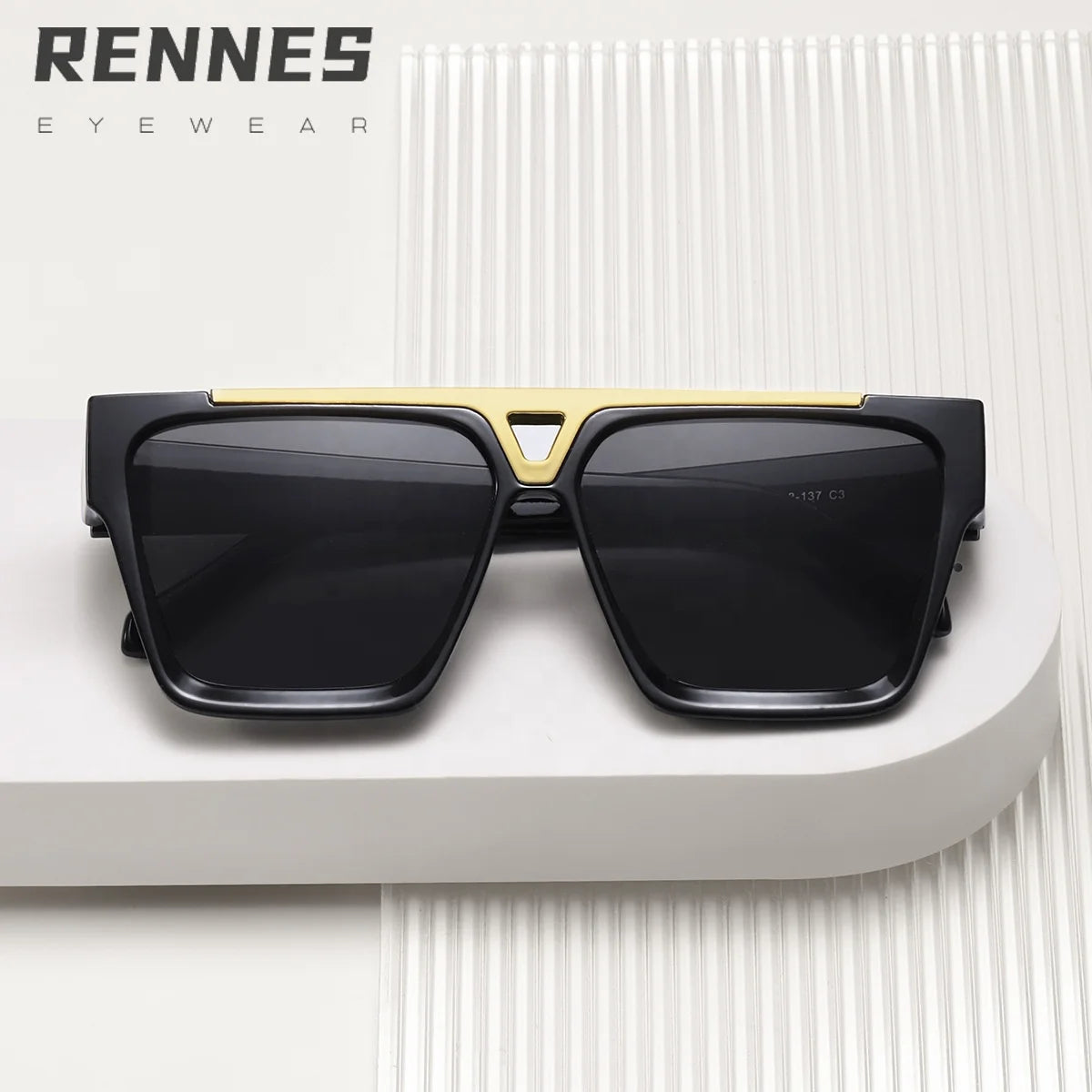 Lunettes de Soleil Carrées Rétro