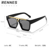 Lunettes de Soleil Carrées Rétro