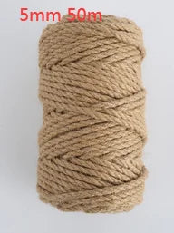 Natural Jute Twine Roll for Crafts, Decor & DIY Projects