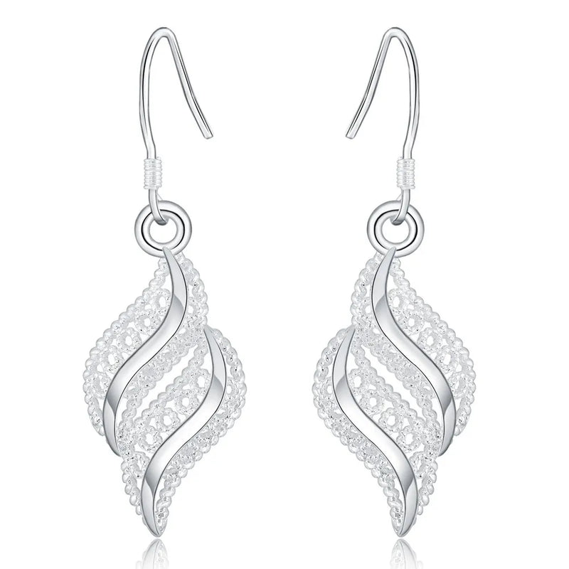 Vintage Sterling Silver Dangle Earrings
