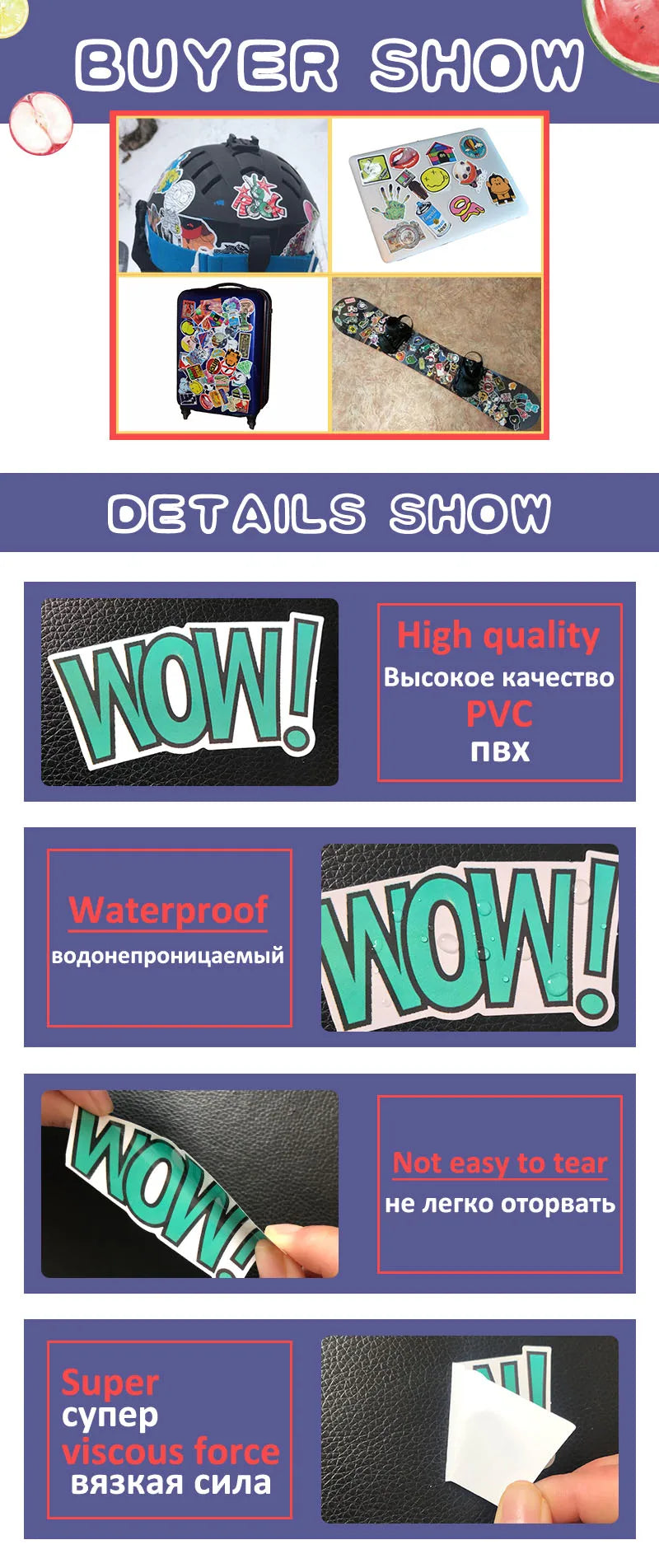 National Park Waterproof Sticker Pack for Laptops, Skateboards & More