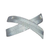 A set of two reflective safety stickers shaped like an 'X' for car fenders.