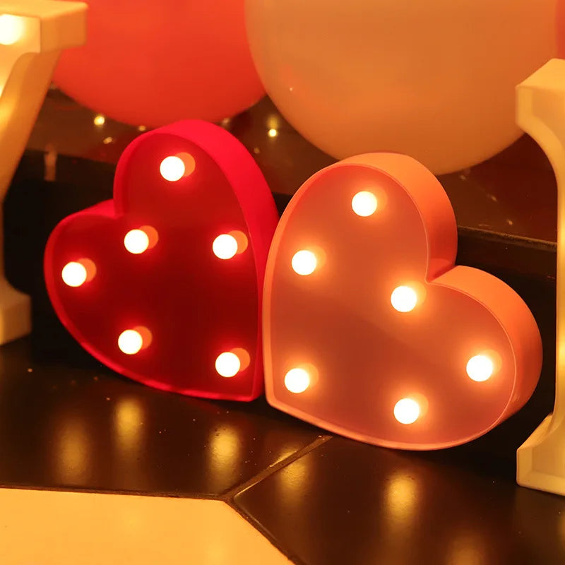 Glowing Alphabet LED Letter Lights for Decor