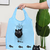 Foldable Cartoon Shopping Bag with Shoulder Straps