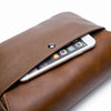 Vintage Leather Crossbody Bag for Men – Compact Messenger Shoulder Bag