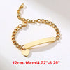 Personalized Stainless Steel Name Bracelet for Baby and Mom