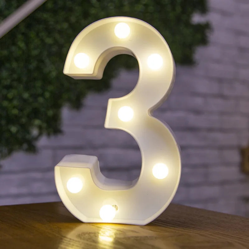 Glowing Alphabet LED Letter Lights for Decor