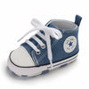 Classic Canvas First Walker Shoes for Babies with Star Print