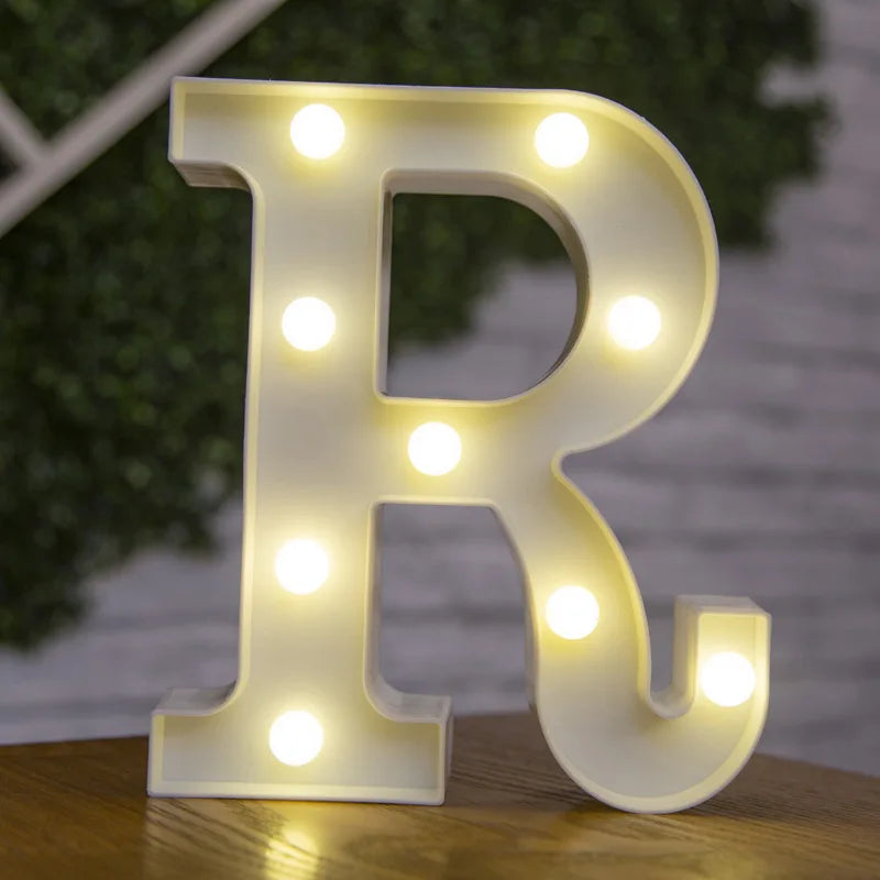 Glowing Alphabet LED Letter Lights for Decor