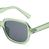 Vintage Yellow Square Sunglasses