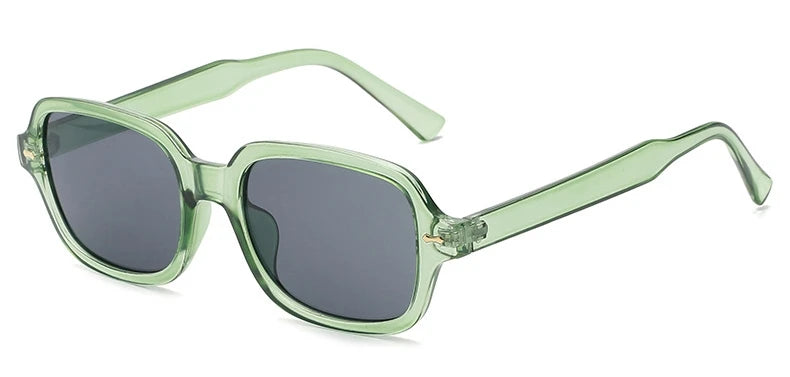 Vintage Yellow Square Sunglasses