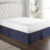 Elegant Pleated Bed Skirt - 14 Inch Drop, Wrinkle & Fade Resistant