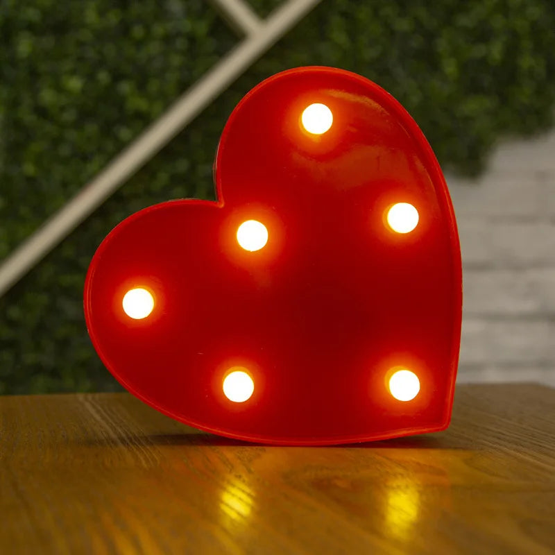 Glowing Alphabet LED Letter Lights for Decor